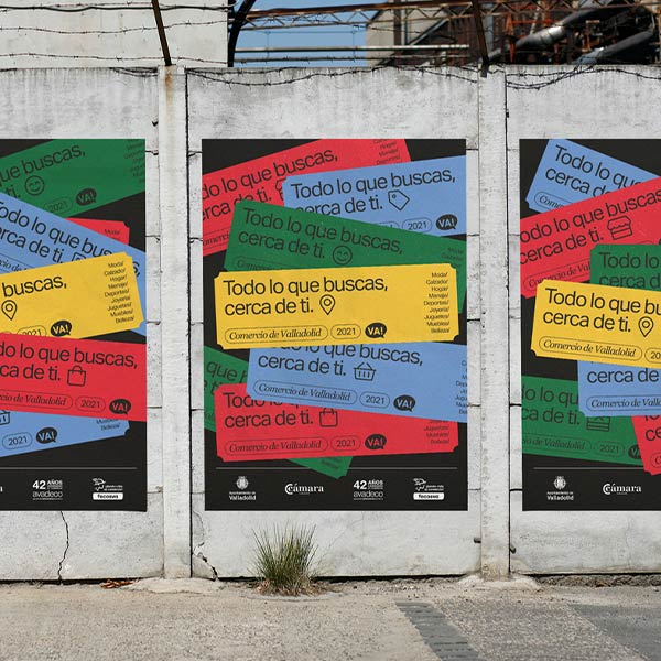 Ejemplo de la cartelería creada para la campaña