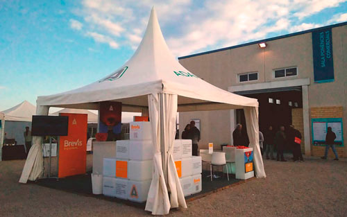 Stand Adama en evento de agricultura
