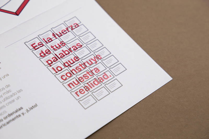 Detalle del montaje final de las fichas