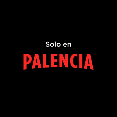 Imagen de la campaña con el lema Solo En Palencia imitando la estética de Solo en Netflix