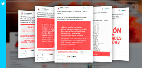 Apariciones de la campaña en Twitter