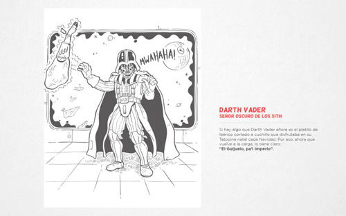 Ilustración Darth Vater