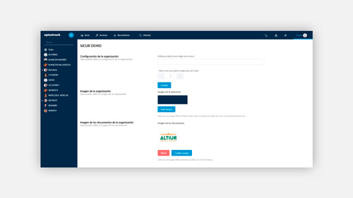 El software permite personalizarlo con los estilos de tu marca