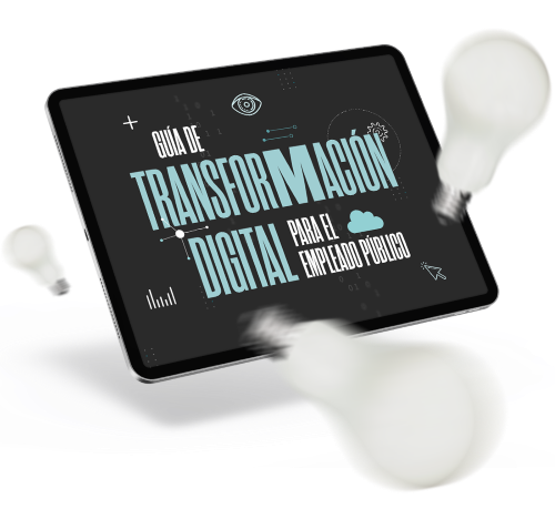 Imagen de portada creada para la Guia de Transformación Digital para el empleado público