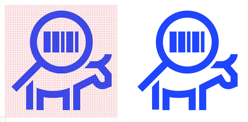 Creación de iconos en retícula