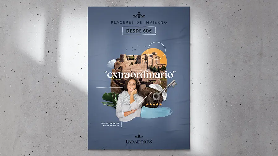 Portada del proyecto de creación de contenido realizado para Paradores