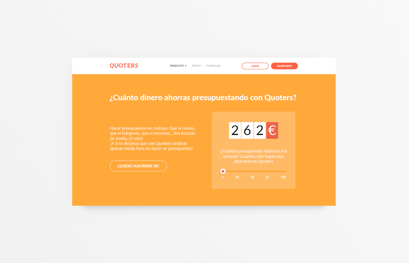 Lo que puedes ahorrar con Quoters