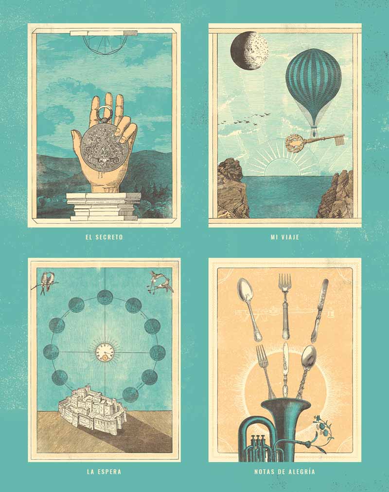 Los cuatro diseños elaborados par ala marca