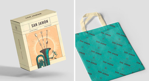 Elementos de packaging con la nueva identidad