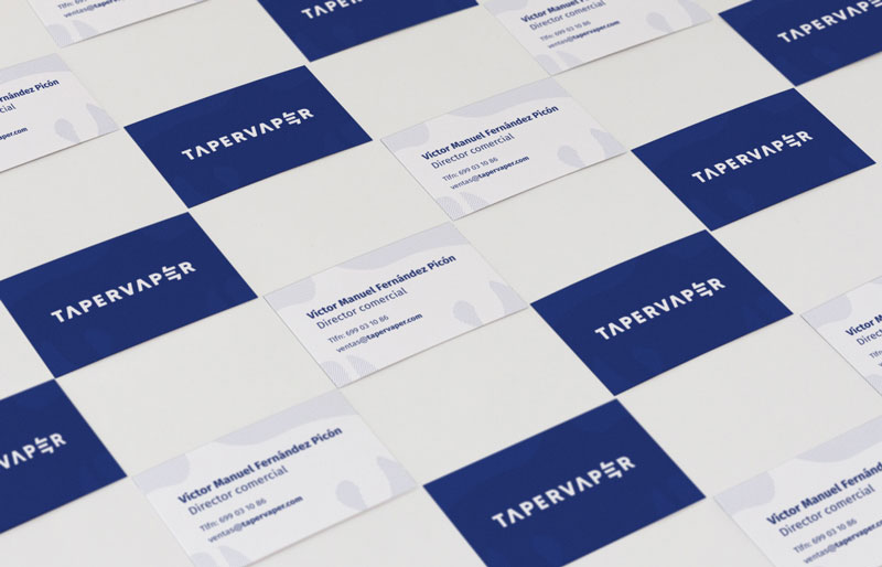 Tarjetas elaboradas para el cliente