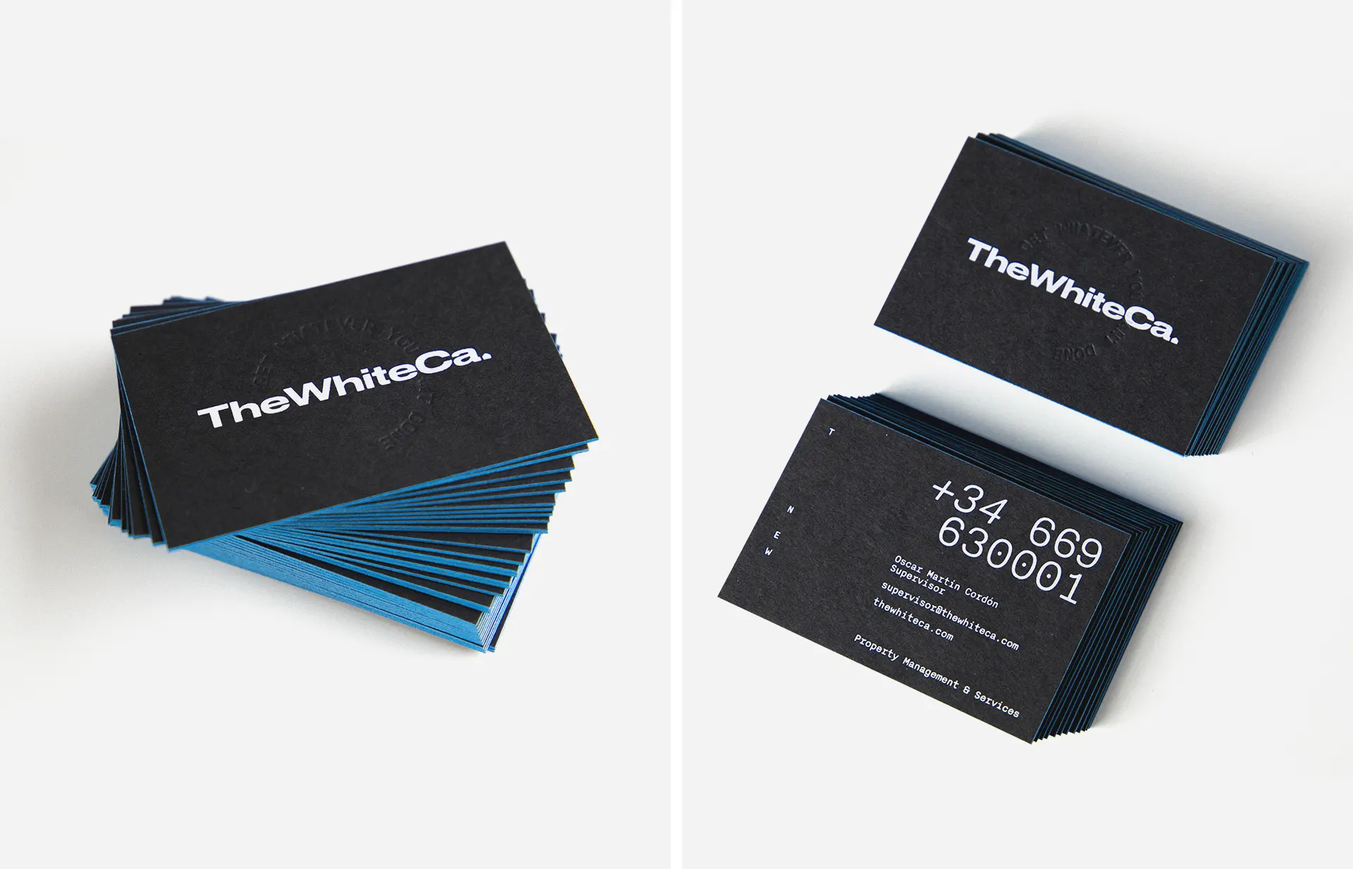 Tarjetas premium creadas para TheWhiteCa